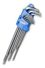 LLAVES L TORX LARGAS 9 PZAS.BREMEN