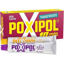 ADHESIVO POXIPOL 10' TRANSPARENTE 70 ML./82 GR.